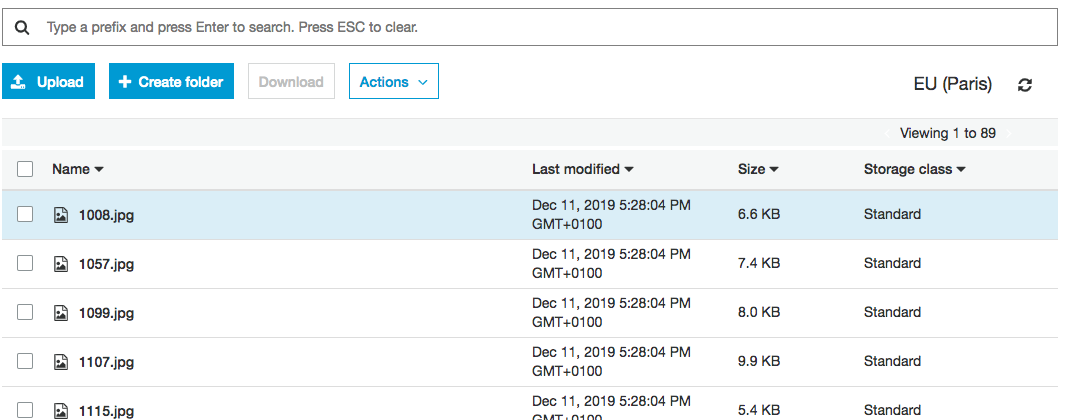 Amazon S3 connector object output configuration